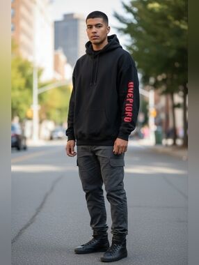 Overload Movie Men's Black Hoodie Size XL